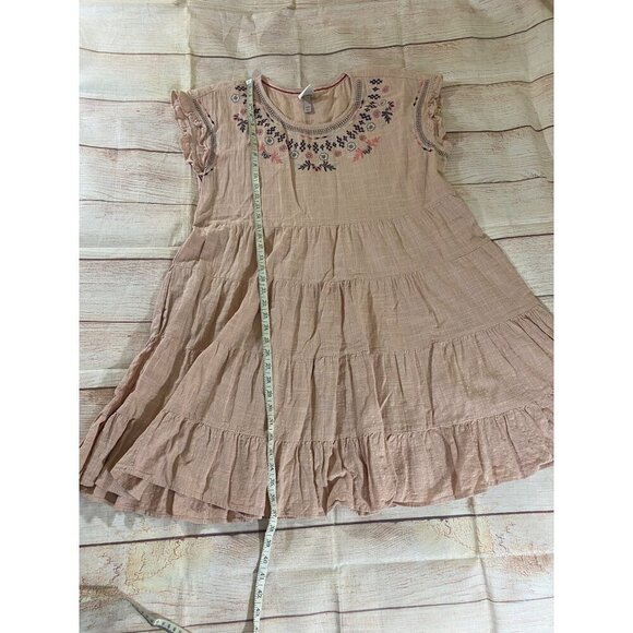 Knox Rose Women's Dusty Rose Sleeveless Embroidered Dress - XXL - Picture 6 of 12